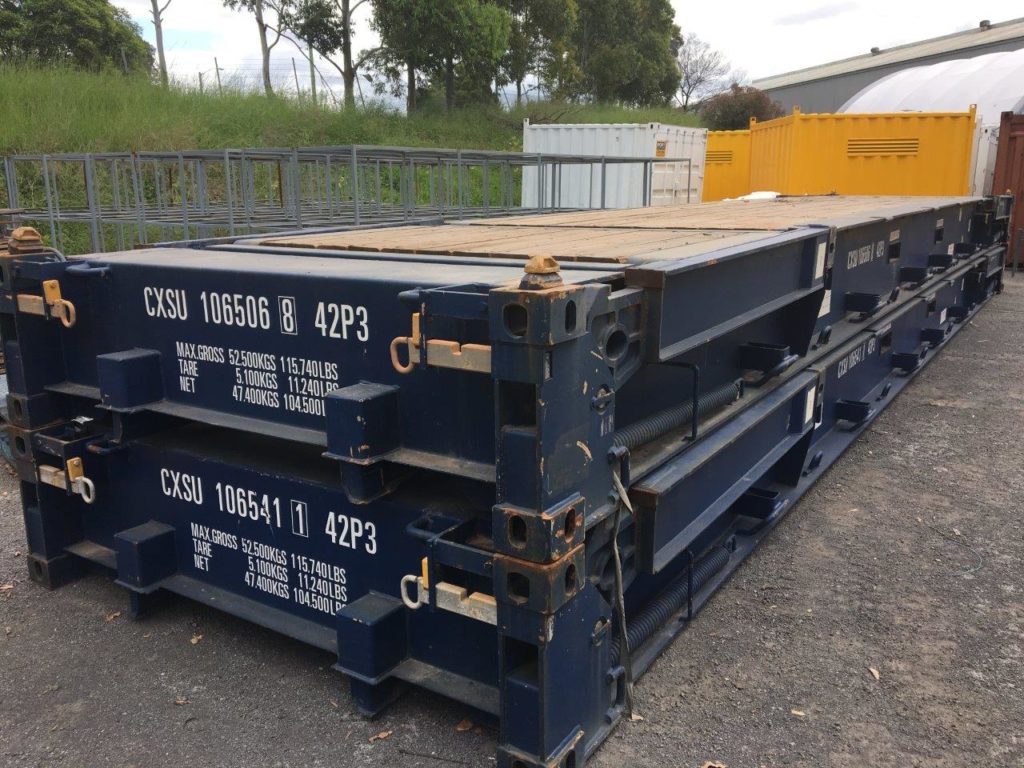 40ft Flat Rack Shipping Containers - Buy New - Shipping Containers New Zealand